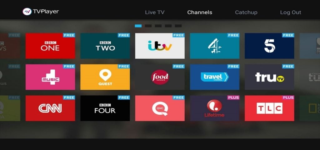 tv streams app channel list