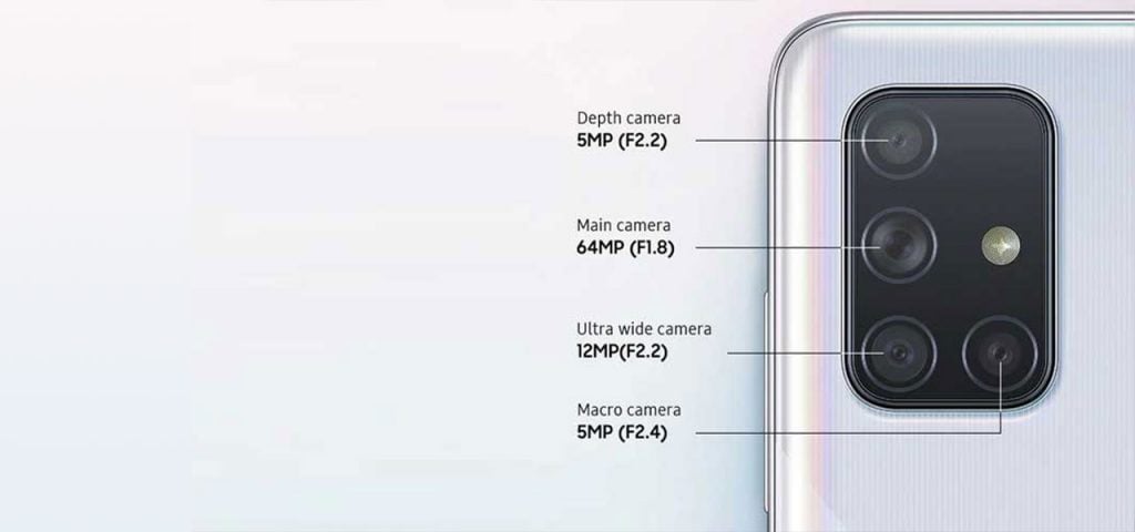 samsung a71 camera details